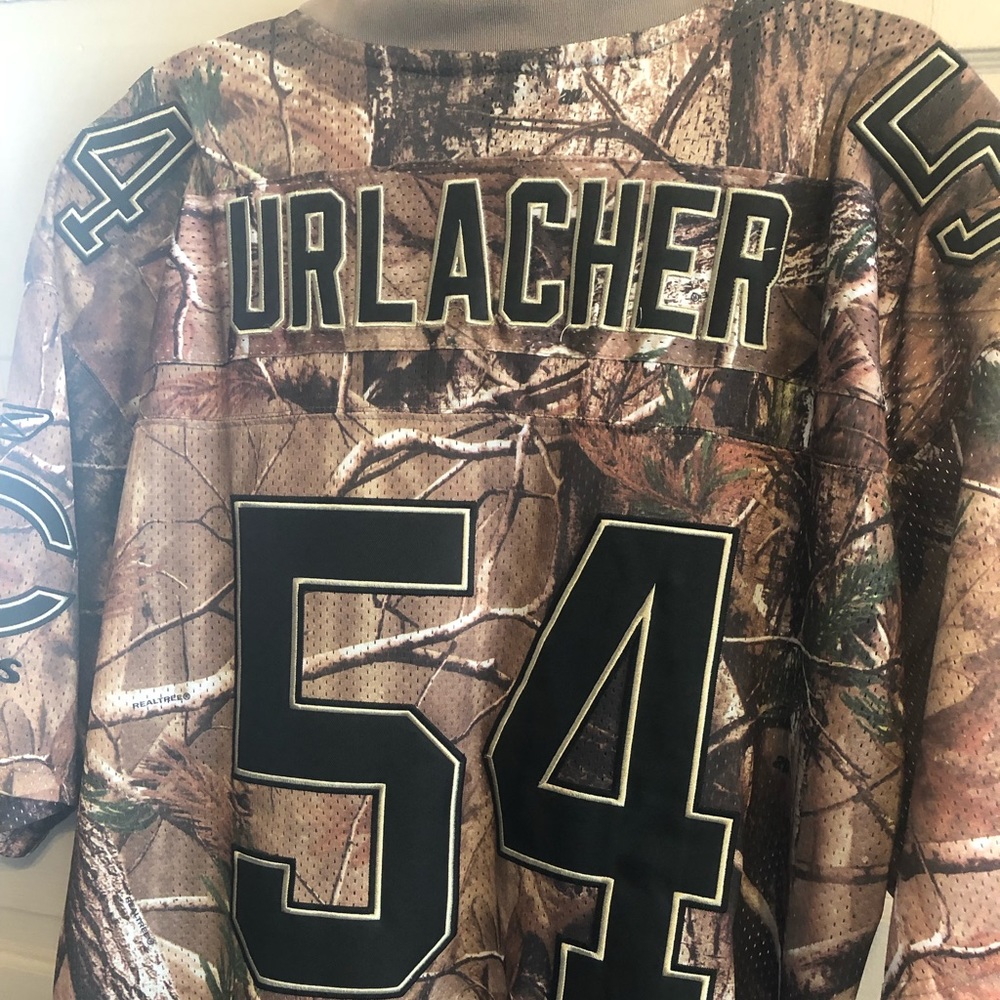 Chicago Bears Brian Urlacher football jersey